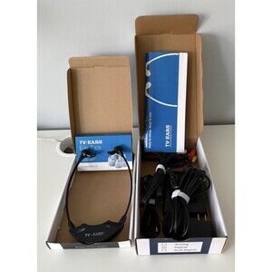 TV Ears 5.0 Wireless Headset w/ Digital Transmitter Kit Incl Adapter NOT TESTED